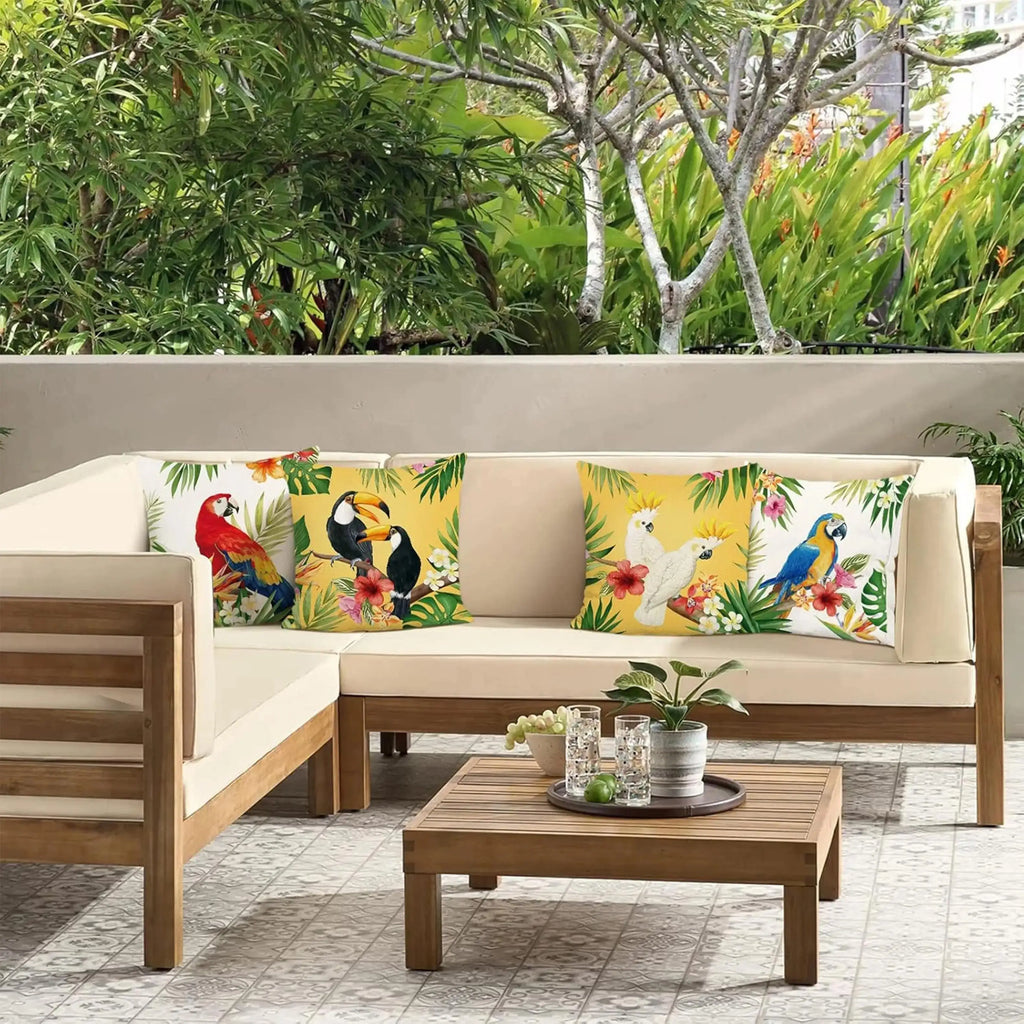 Tropical Bird Cushion Covers