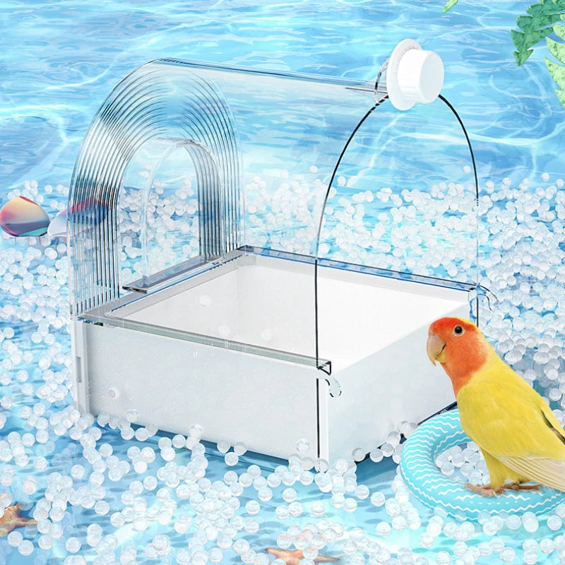 Large Bird Bath with Drawer
