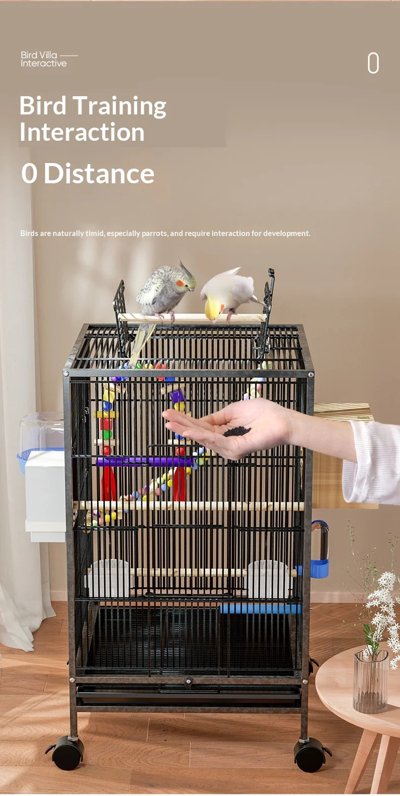 Luxury Powder Coated Breeding Cage - Multi Level
