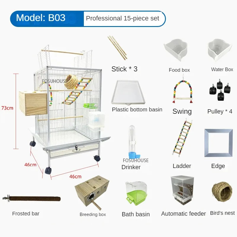 Luxury Starling Breeding Cage