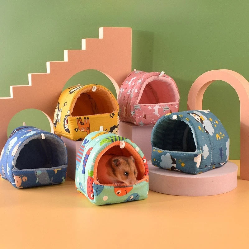 Cartoon Bird Sleeping Nest
