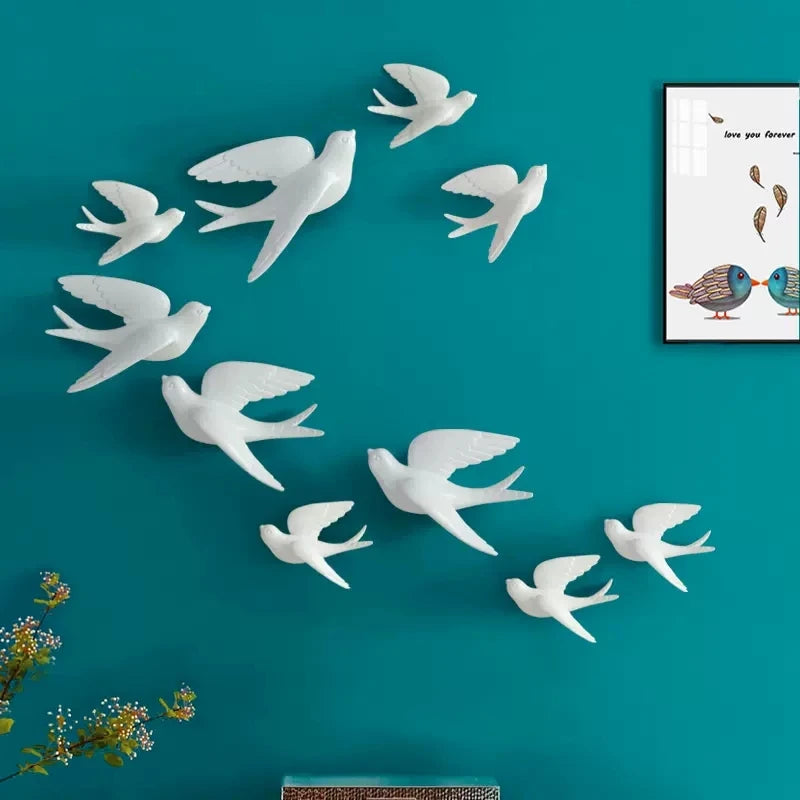 3D Bird Wall Hanging Decoration