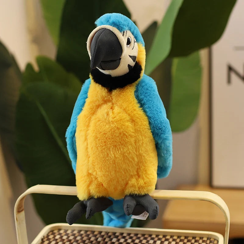 Lifelike Parrot Plush Toy (25cm)