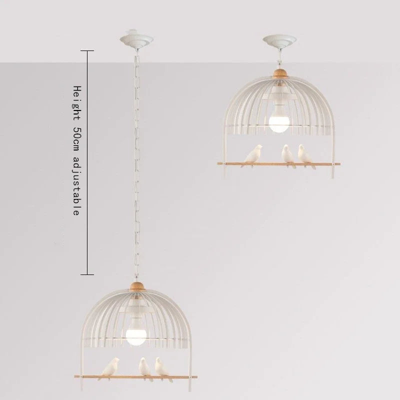 Retro Bird Cage Chandelier