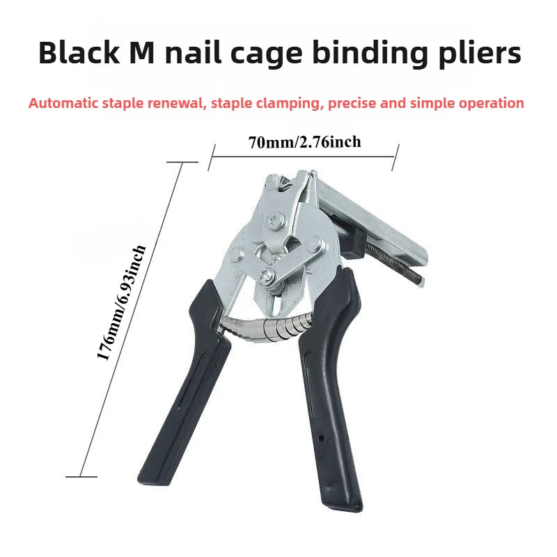 Hog Ring Plier Tool for Bird & Poultry Cages