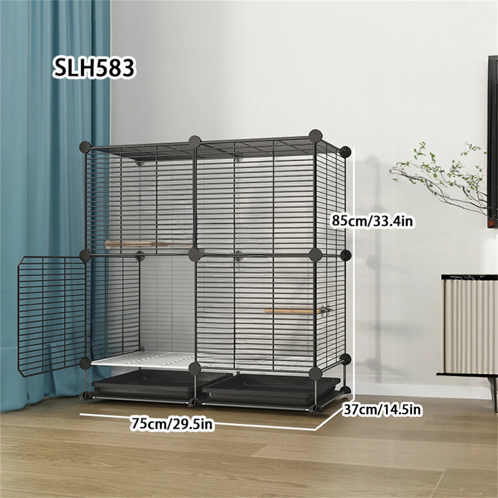 Large Multi-Layer Breeding Cage with Drawer
