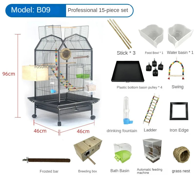 Luxury Starling Breeding Cage
