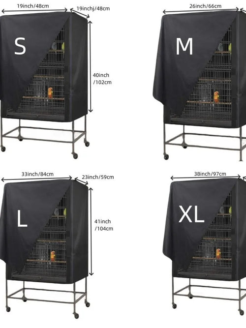 Bird Cage Cover - Waterproof & Light Blocking