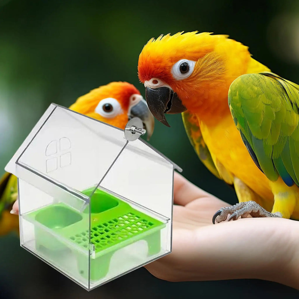Anti-Scatter Bird Feeder & Bath