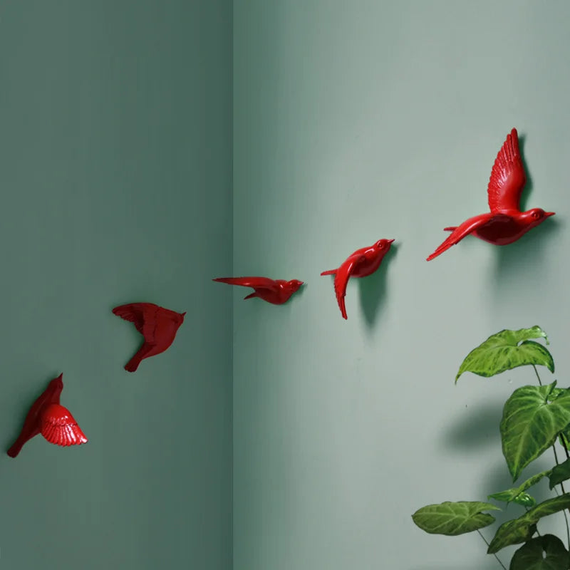 3D Bird Wall Hanging Decoration