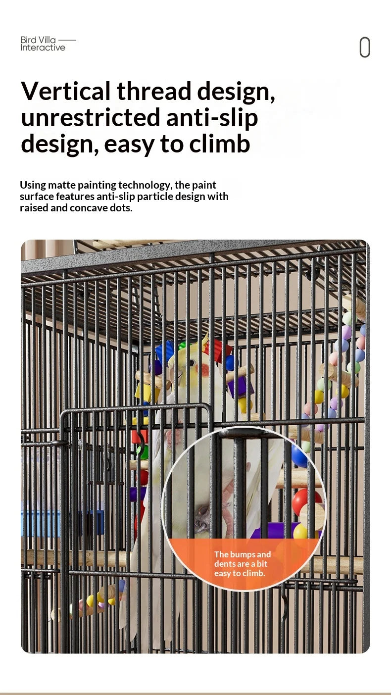Luxury Powder Coated Breeding Cage - Multi Level