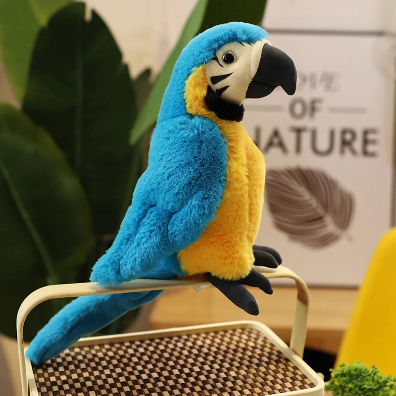 Lifelike Parrot Plush Toy (25cm)