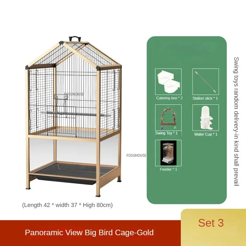 Portable Luxury Parrot Villa