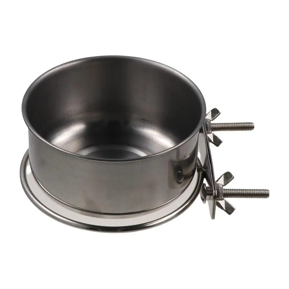 Stainless Steel Parrot Food & Water Bowl