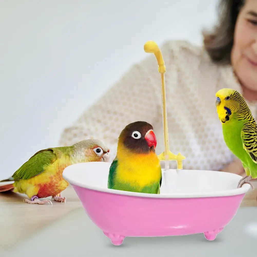 Automatic Bird Bathtub - Electric Shower for Parrots