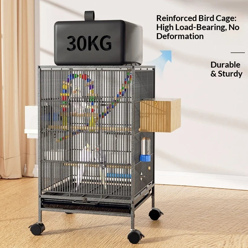 Luxury Powder Coated Breeding Cage - Multi Level
