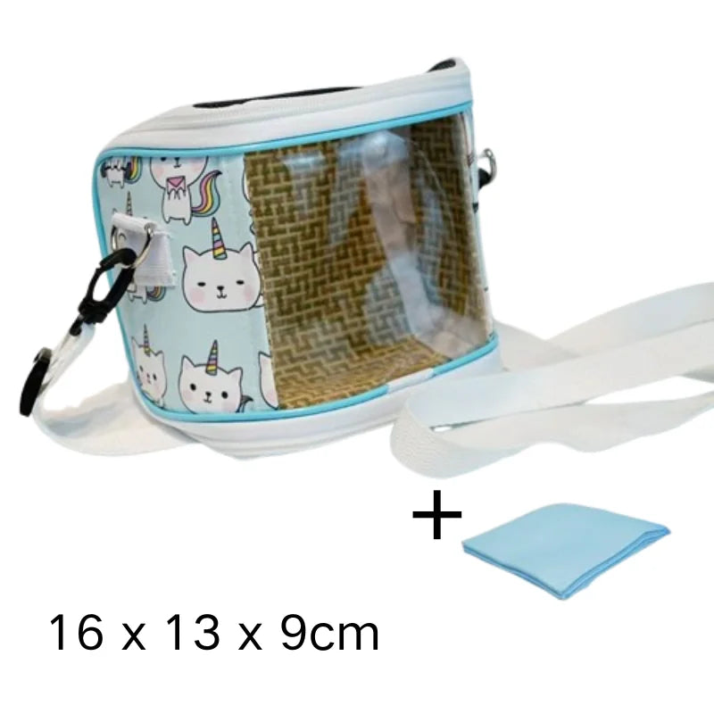 Portable Parrot Travel Bag — Breathable Carrier for Parrots & Small Birds