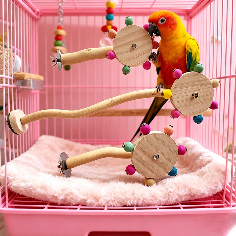 Rotating Windmill Foraging Toy for Parrots