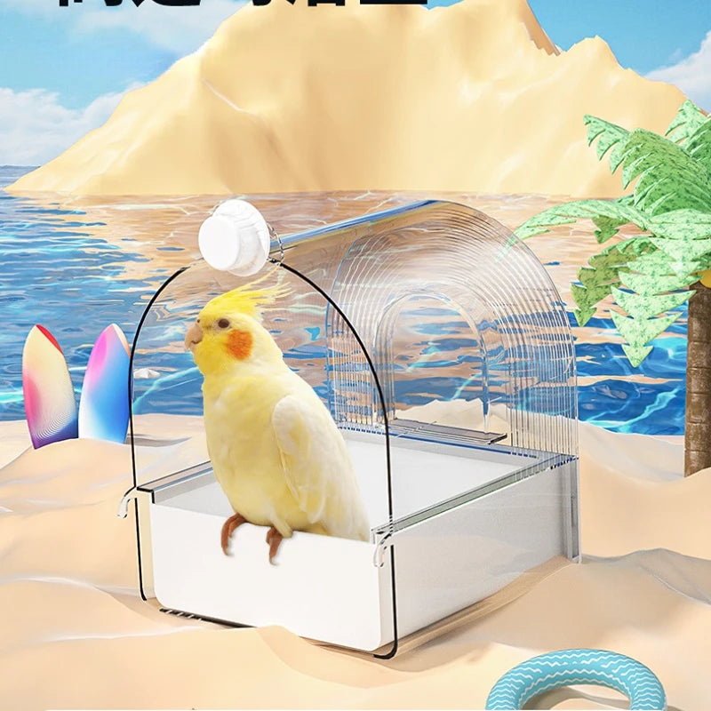 Large Bird Bath with Drawer