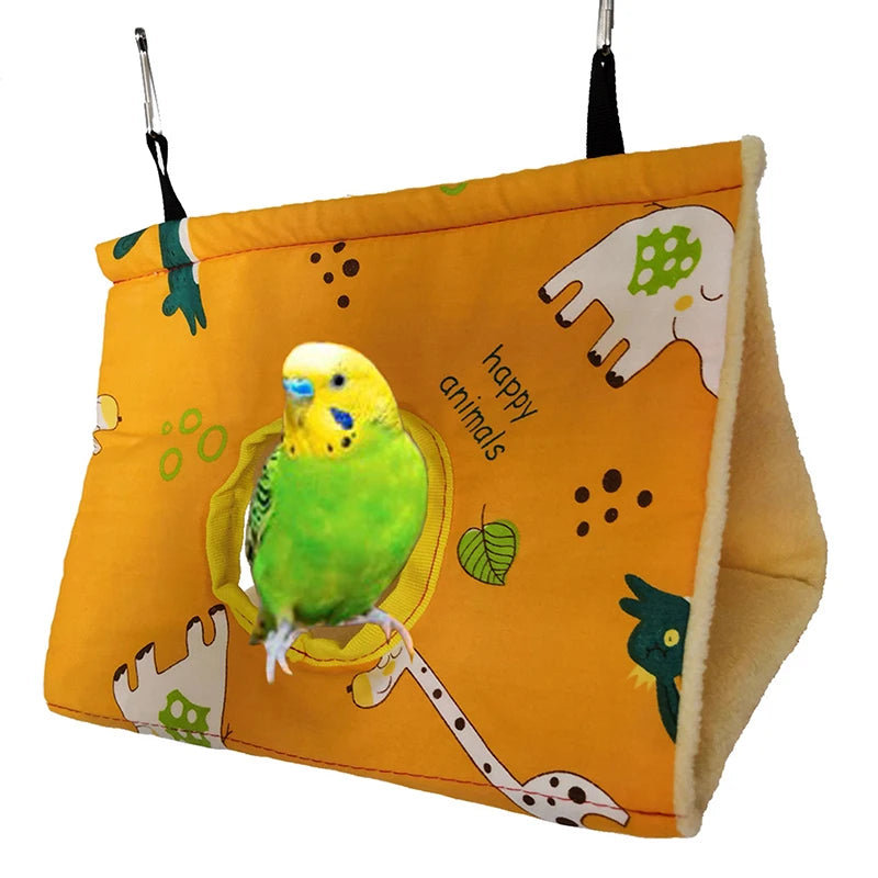 Plush Parrot Hammock Nest