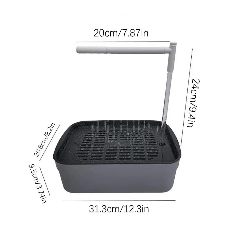 Rechargeable Parrot Shower Bath with Circulating Faucet