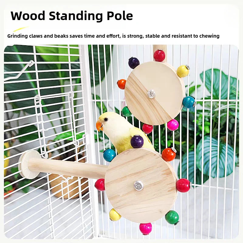 Rotating Windmill Foraging Toy for Parrots