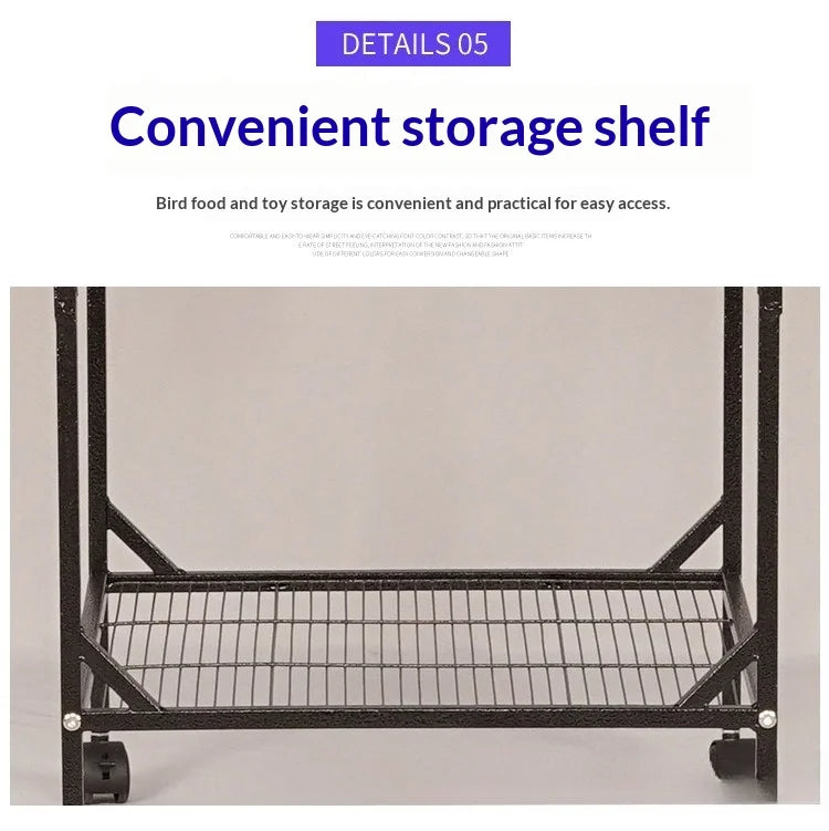 Luxury Metal Multi-Bird Aviary