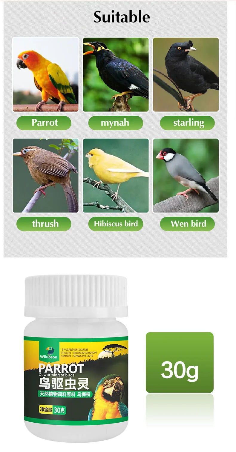 Parrot Deworming Treatment