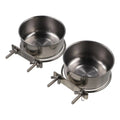 Stainless Steel Parrot Food & Water Bowl