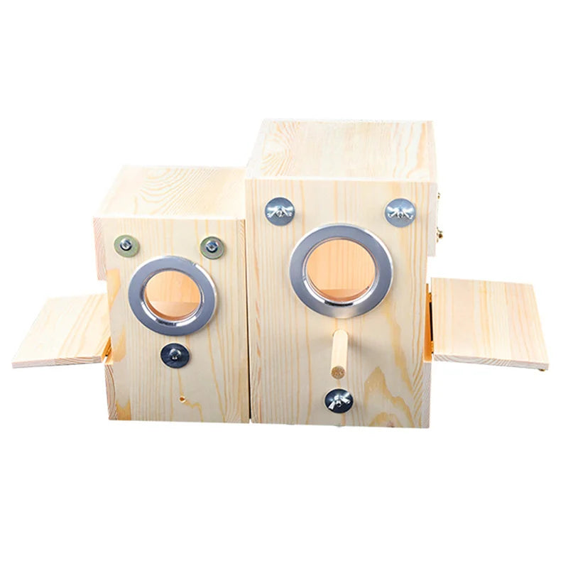 Wooden Bird Nesting Box