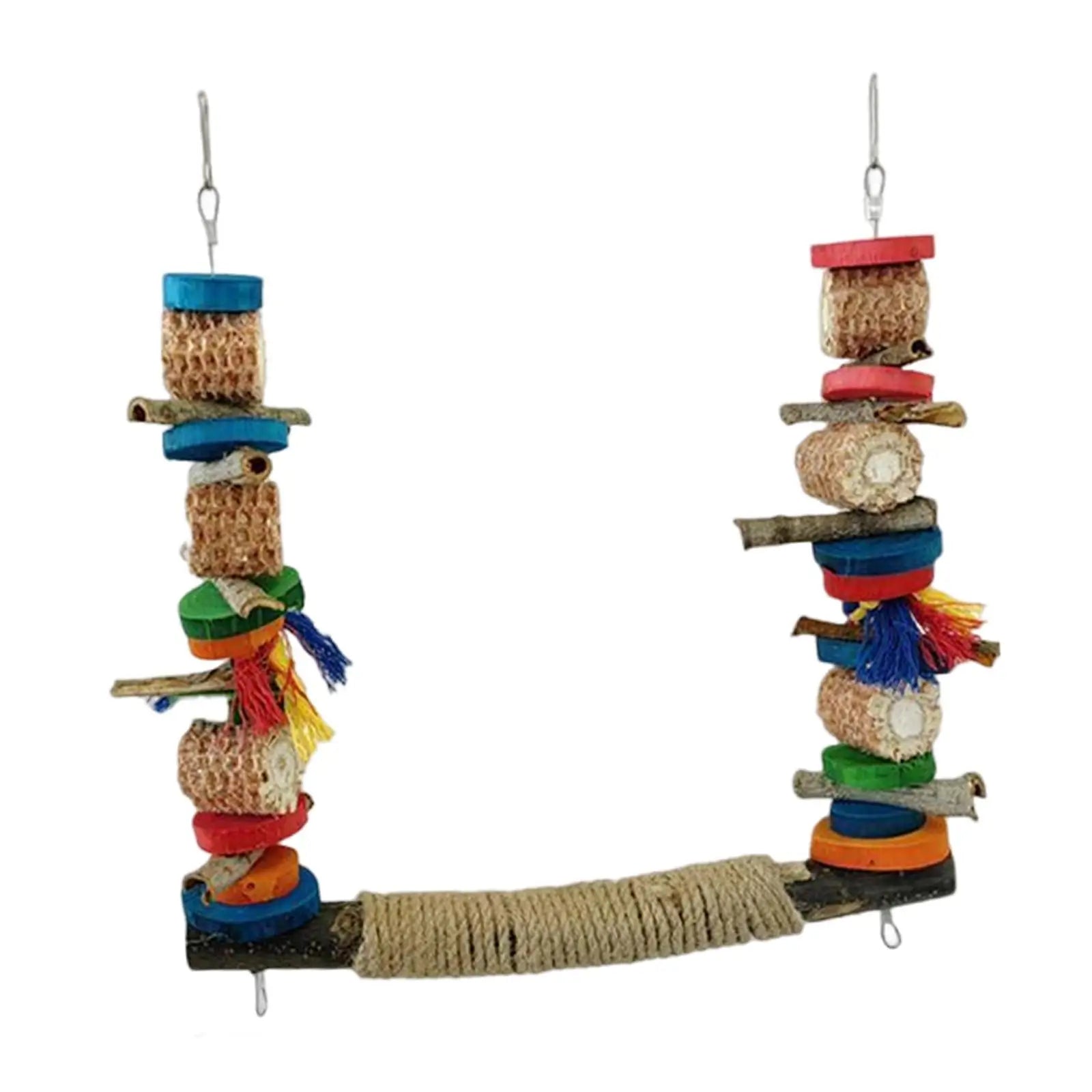 Wooden Perch Swing Stand