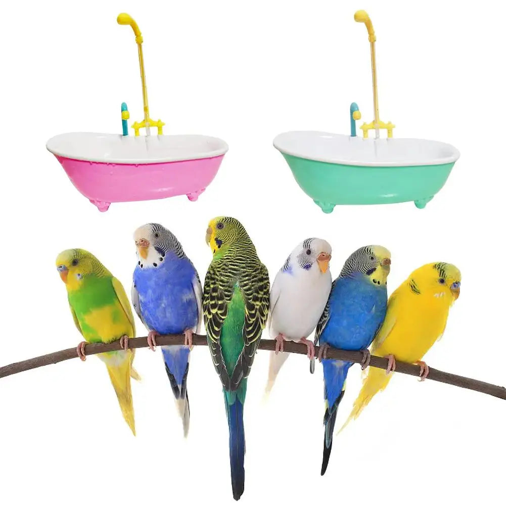 Automatic Bird Bathtub - Electric Shower for Parrots