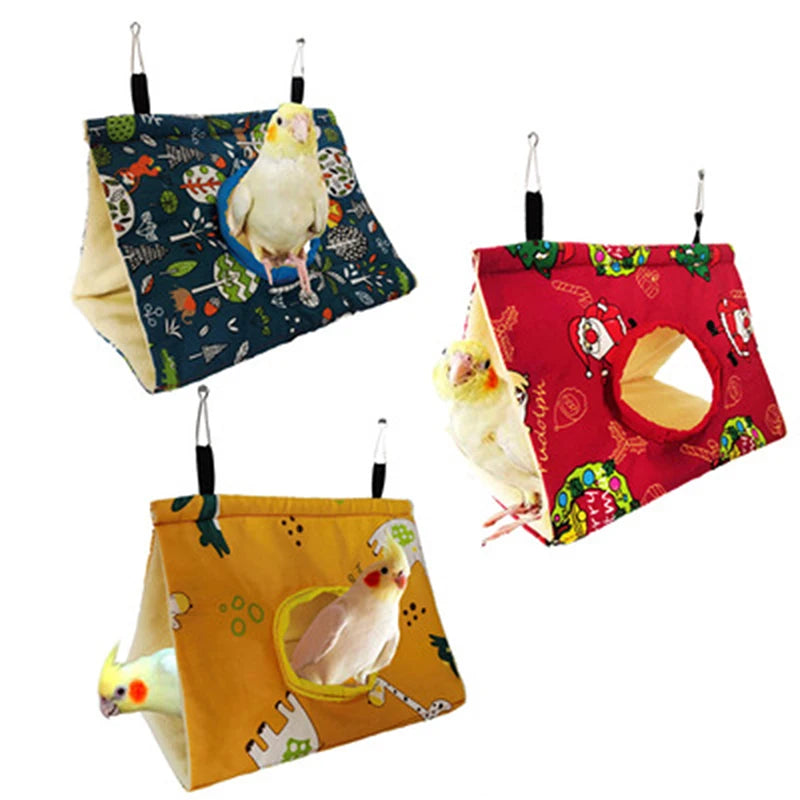 Plush Parrot Hammock Nest