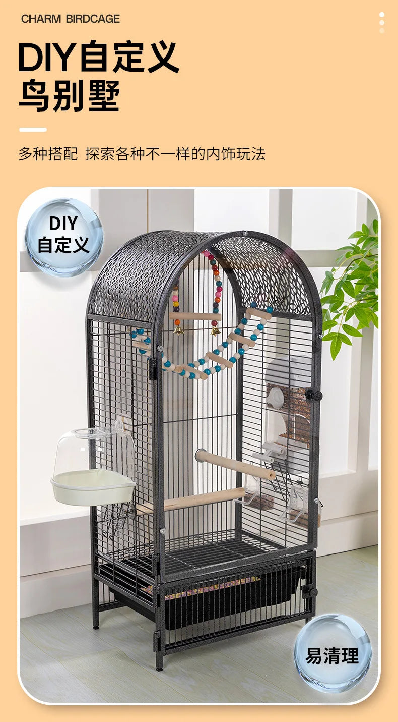 Large Acrylic Parrot Cage
