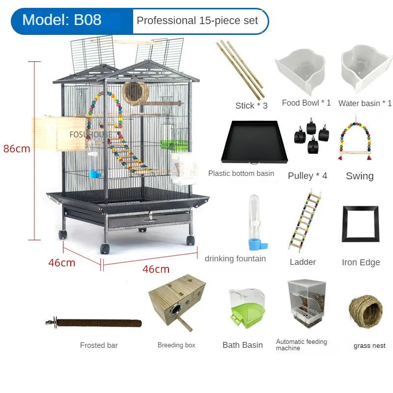 Luxury Starling Breeding Cage