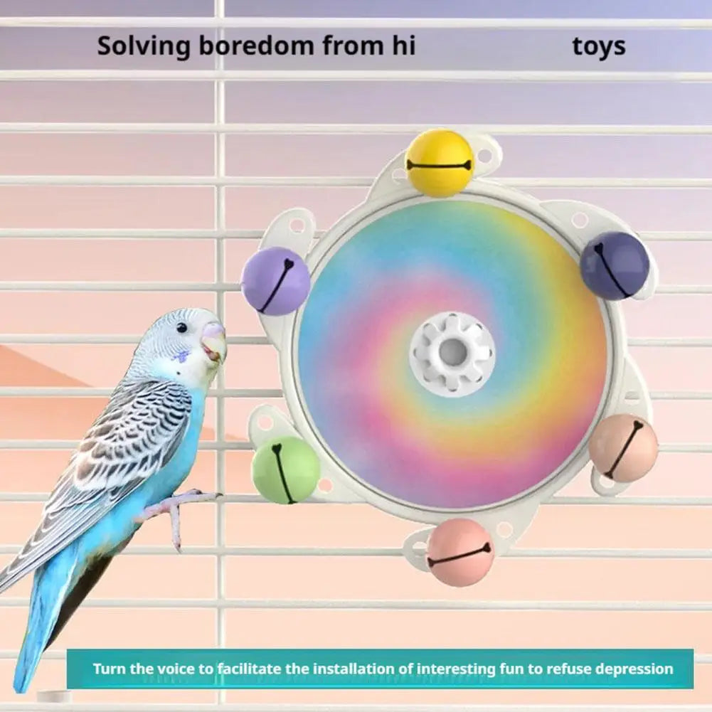 Parrot Rotating Spinner Wheel Toy