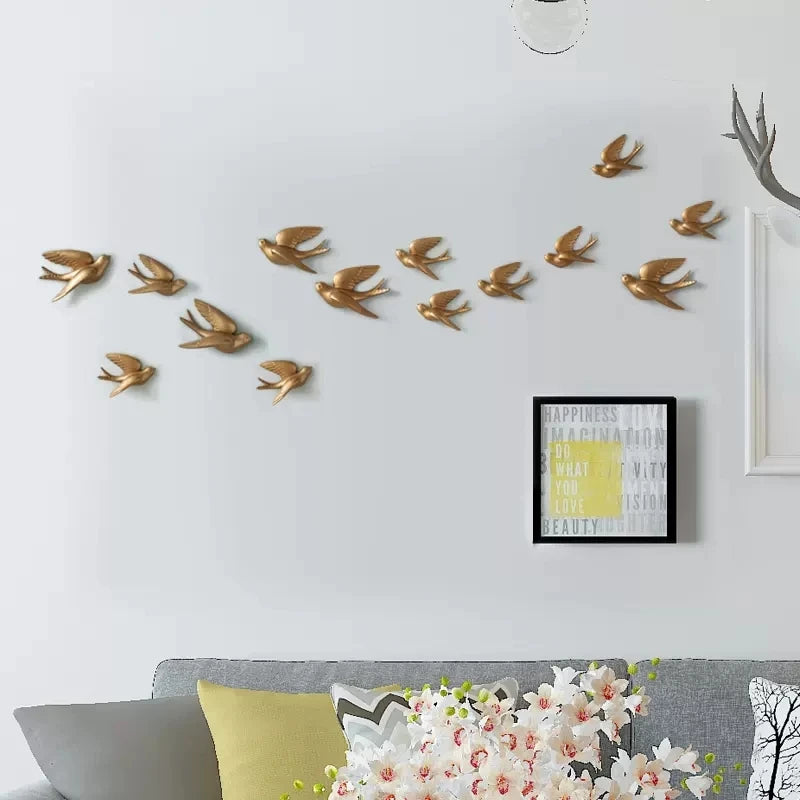 3D Bird Wall Hanging Decoration