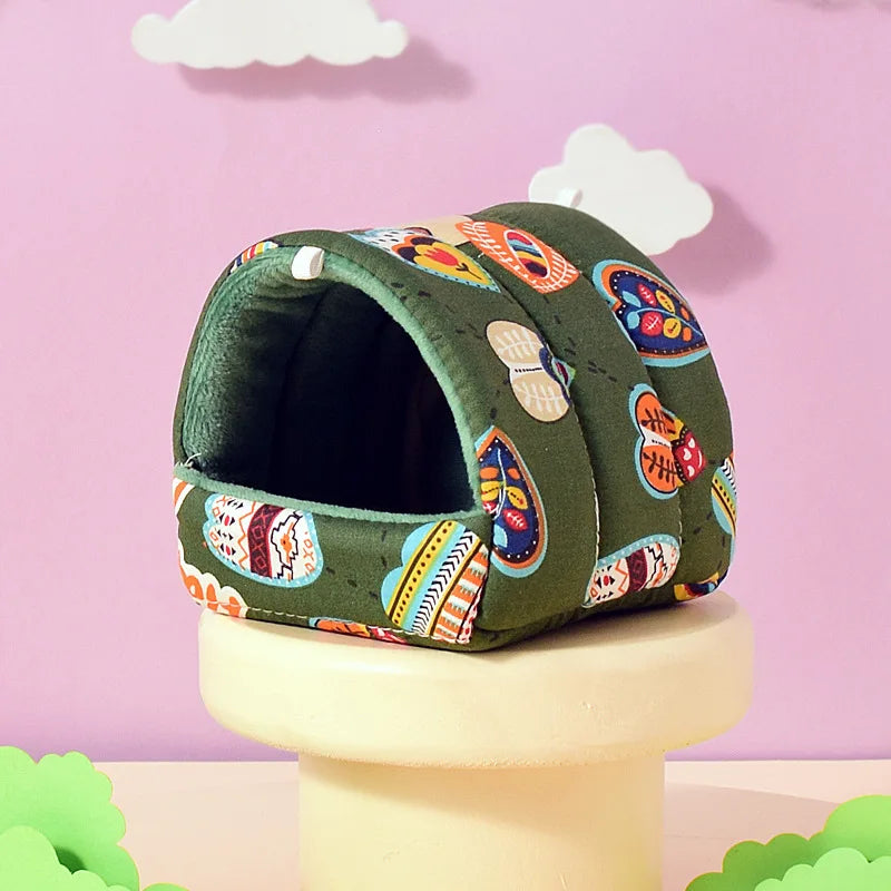 Cartoon Bird Sleeping Nest