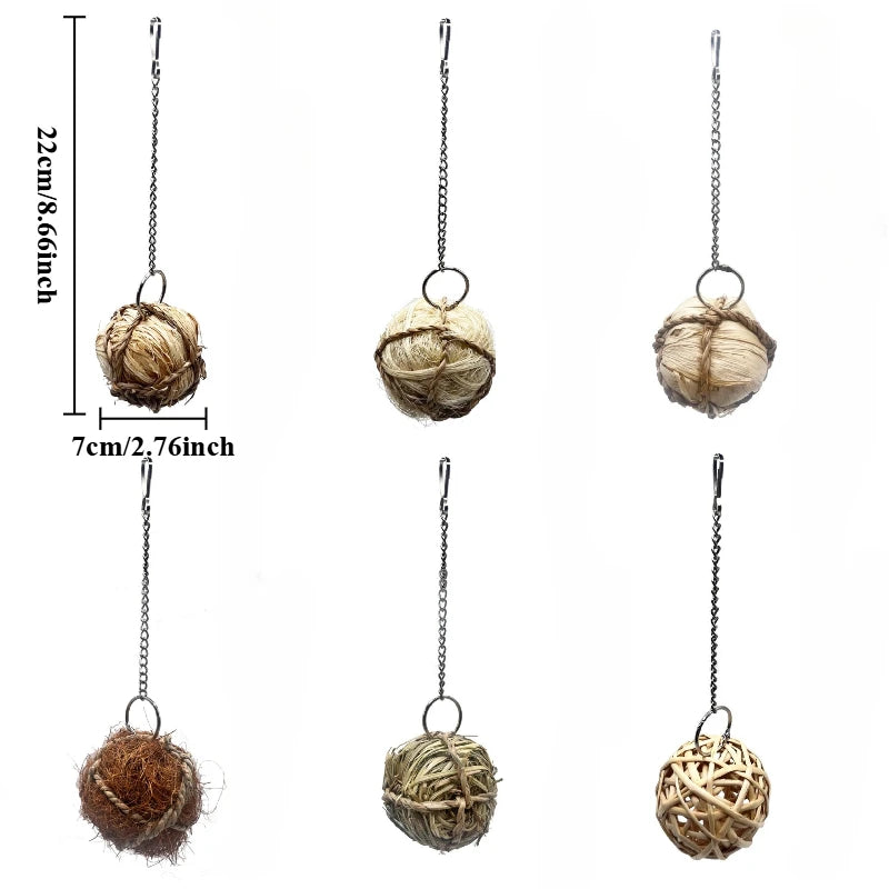 Natural Chewable Hay Ball