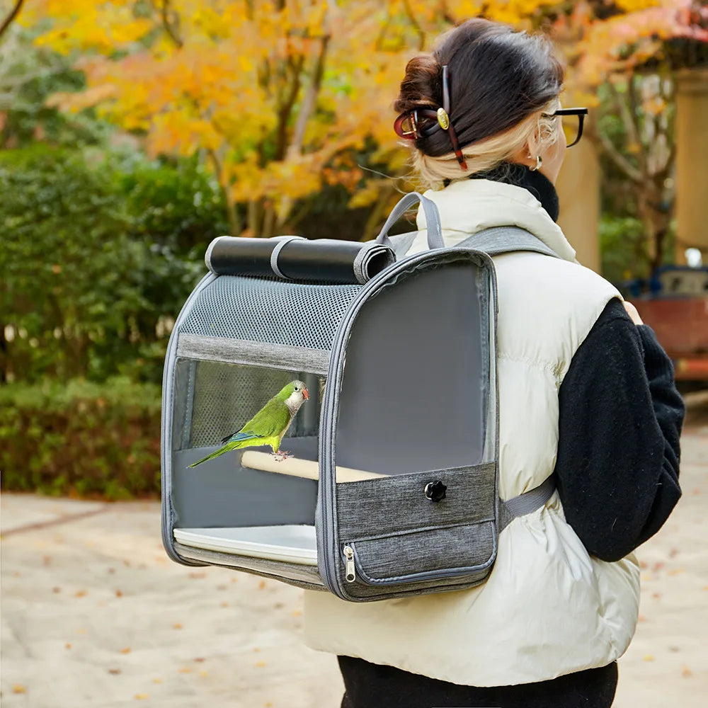 Parrot Travel Backpack with Perch & Tray
