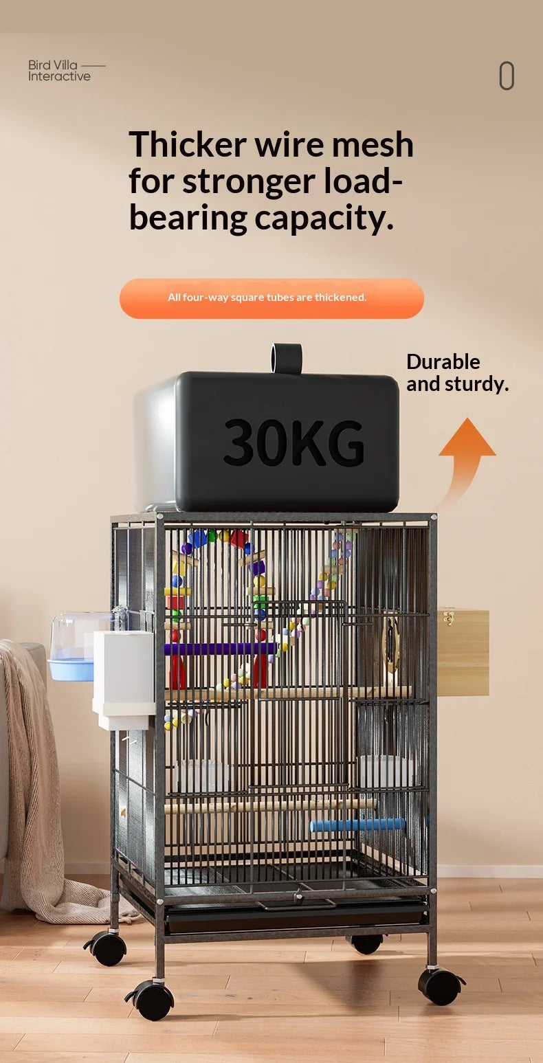 Luxury Powder Coated Breeding Cage - Multi Level