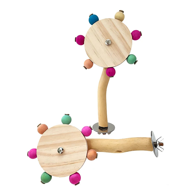 Rotating Windmill Foraging Toy for Parrots