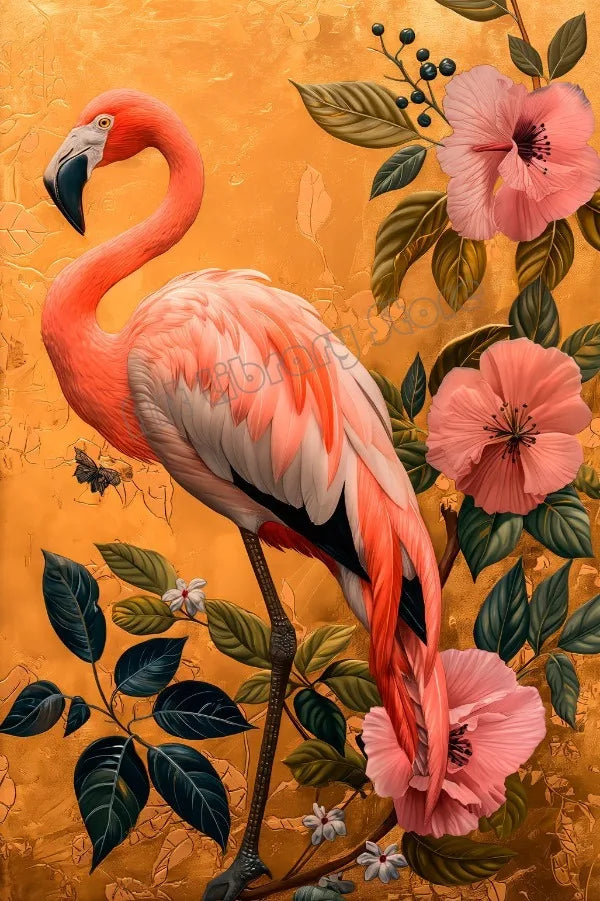Tropical Bird Canvas Wall Art Print