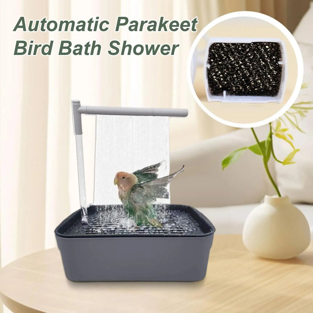 Rechargeable Parrot Shower Bath with Circulating Faucet