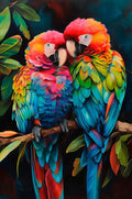 Tropical Bird Canvas Wall Art Print