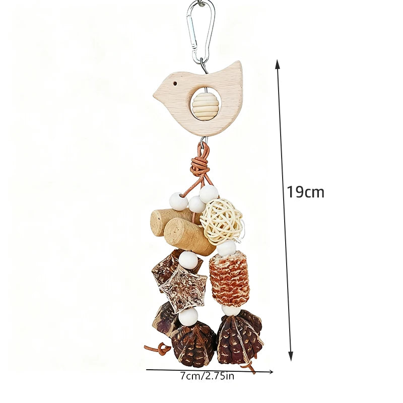 Natural Wood & Fruit Foraging Skewer Set (Multi-Style)