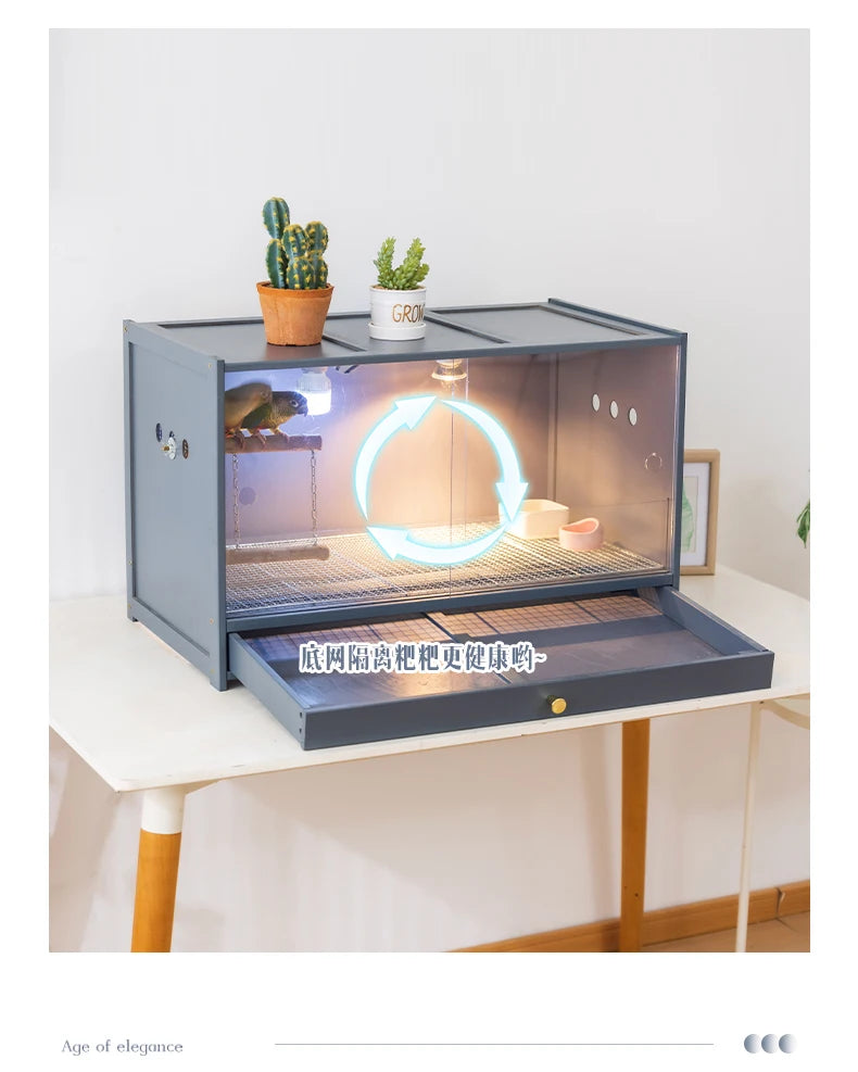 Thermostatic Parrot Breeding Cage