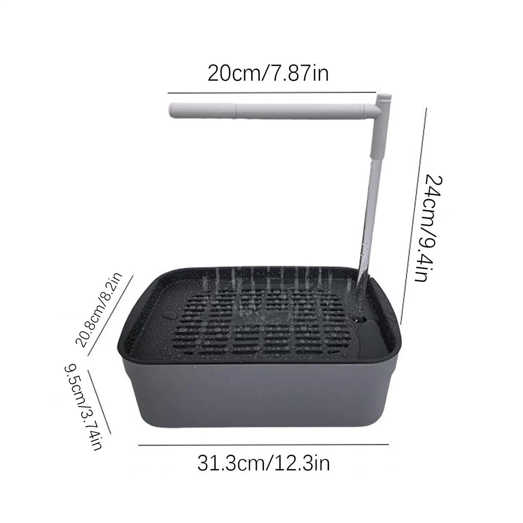 Rechargeable Parrot Shower Bath with Circulating Faucet