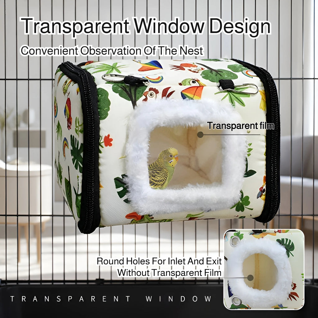 Soft Fluffy Hanging Nest House for Birds