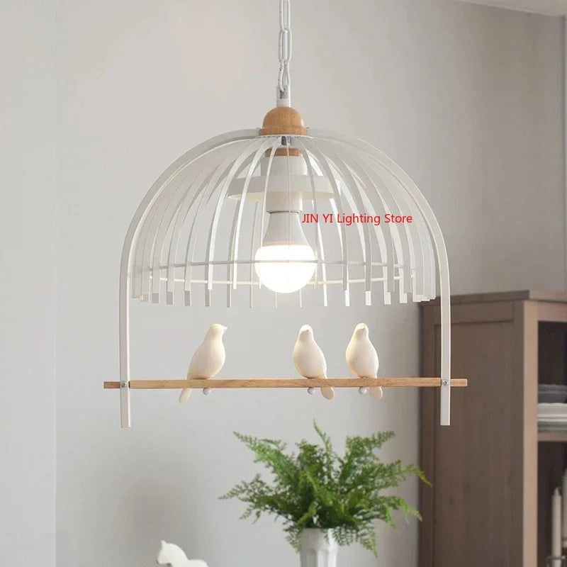 Retro Bird Cage Chandelier